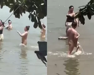 Đúng là gần thiên nhiên thì thư giãn các anh chị hồn nhiên quá