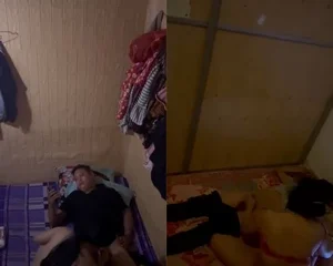 Quay lén ở một tiện cafe kín chuyên súc bình xăng con cho khách